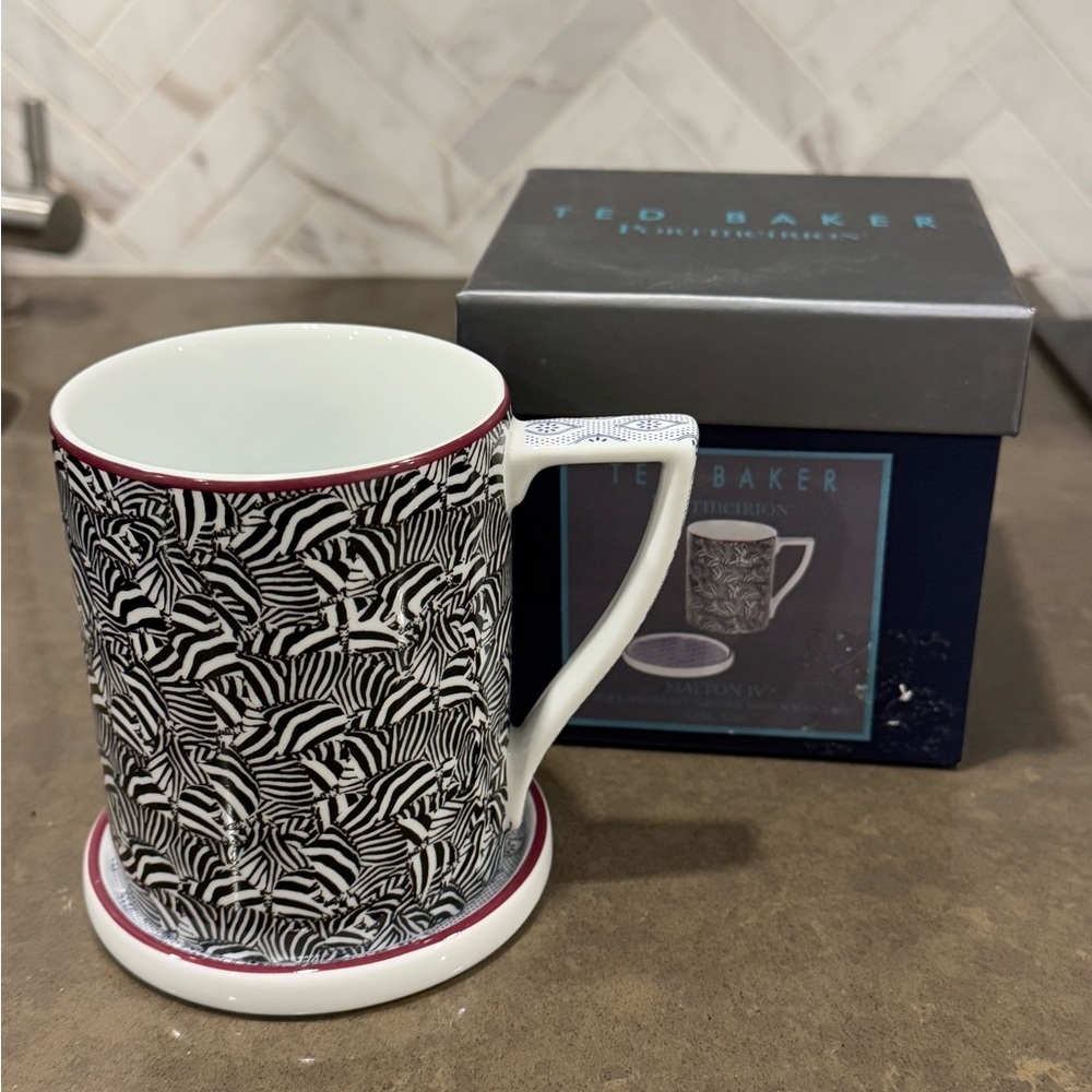 Ted Baker Portmeirion Malton Mug with Coaster